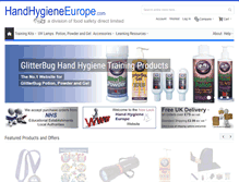 Tablet Screenshot of handhygieneeurope.com